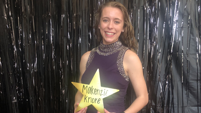 Miami University alumna Makenzie Knore during her internship at Universal Music Group in Nashville. 